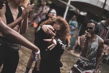 Woman Wearing Black Jacket Dancing