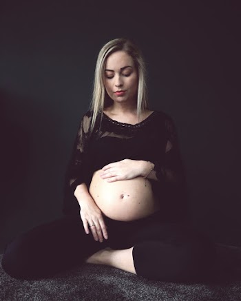 Woman Wearing Black Long-sleeved Top