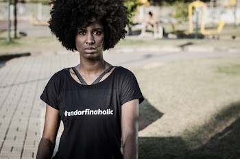 Woman Wearing Black T-shirt Standing Near Playground