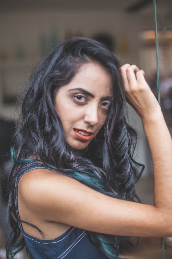 Woman Wearing Black Tank Top