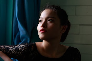 Woman Wearing Black Top