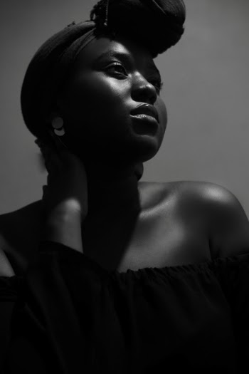 Woman Wearing Black Tube Dress