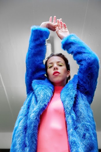 Woman Wearing Blue Coat