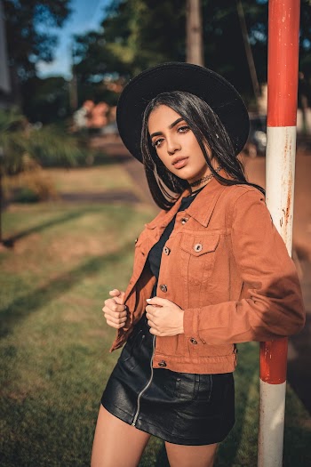 Woman Wearing Brown Jacket