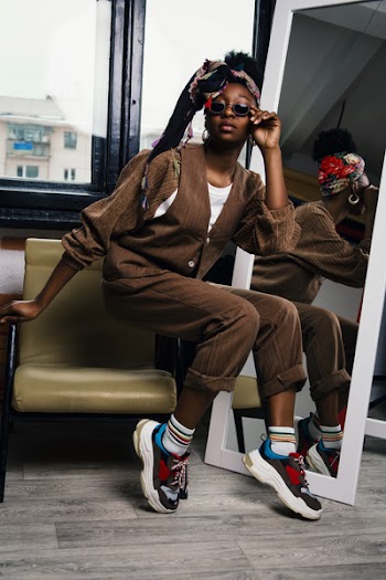 Woman Wearing Brown Overall