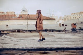 Woman Wearing Brown Trench Coat