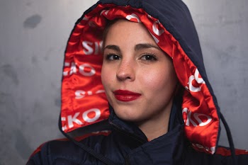Woman Wearing Cko Hoodie