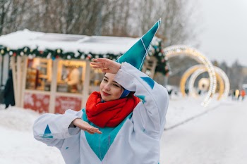 Woman Wearing Costume 