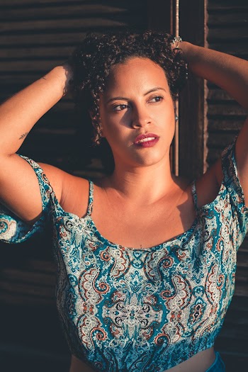 Woman Wearing Crop Top