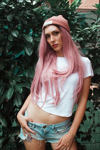 Woman Wearing Crop Top