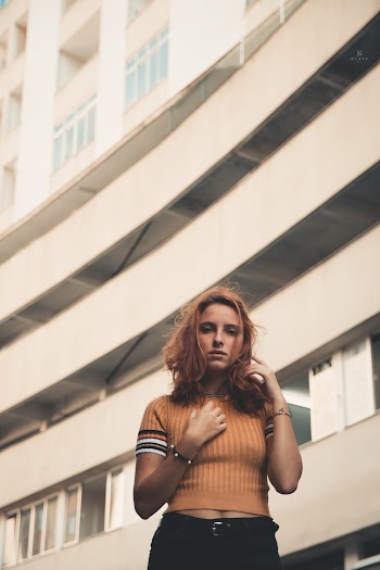 Woman Wearing Crop Top