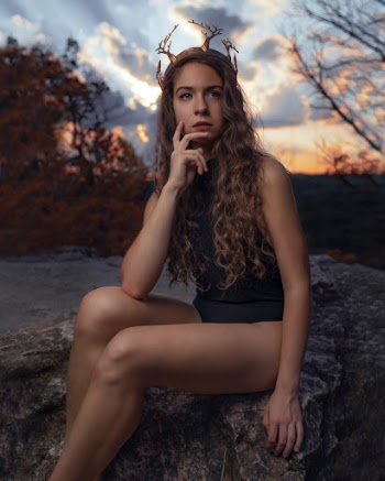 Woman Wearing Crown