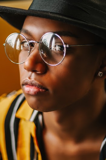 Woman Wearing Eyeglasses