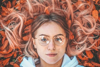 Woman Wearing Eyeglasses