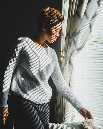 Woman Wearing Eyeglasses