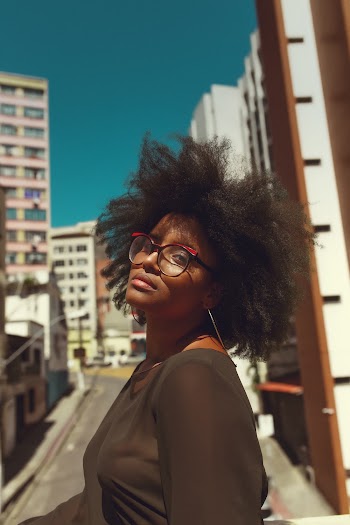 Woman Wearing Eyeglasses