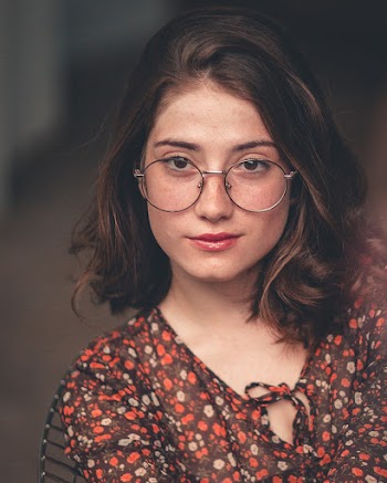 Woman Wearing Eyeglasses