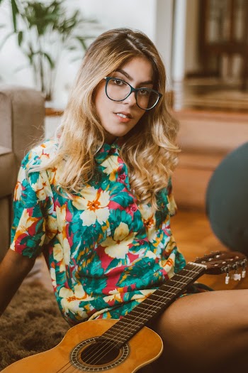 Woman Wearing Eyeglasses