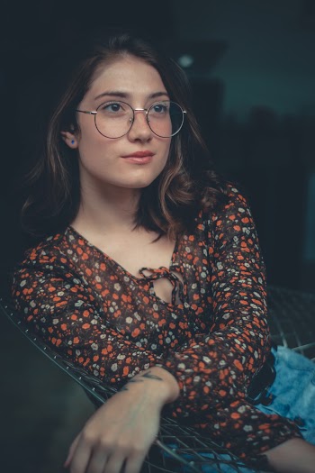 Woman Wearing Eyeglasses