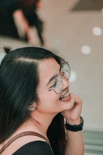 Woman Wearing Eyeglasses