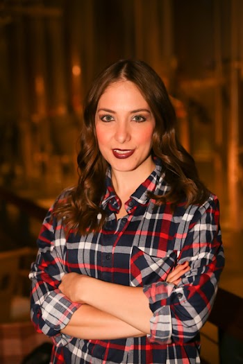 Woman Wearing Flannel Top