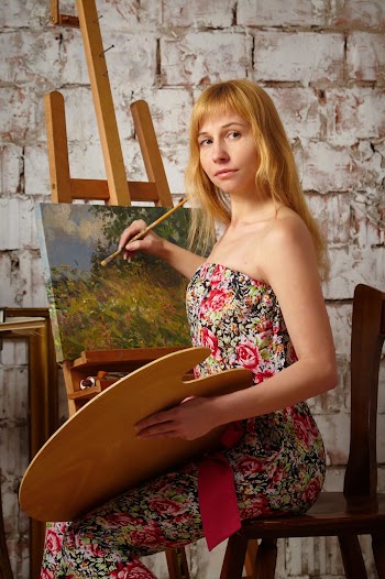 Woman Wearing Floral Dress