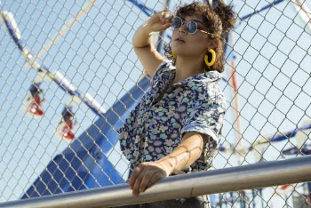 Woman Wearing Floral Shirt