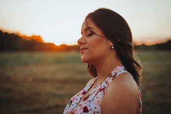 Woman Wearing Floral Top