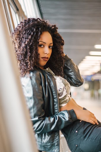 Woman Wearing Gray Jacket 