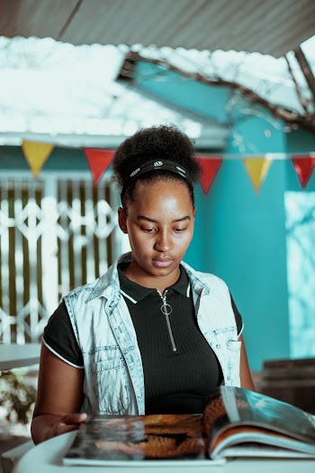 Woman Wearing Gray Vest