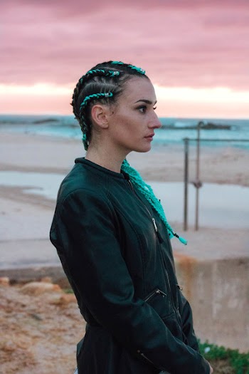 Woman Wearing Green Jacket