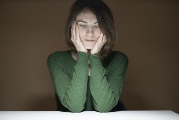 Woman Wearing Green Long Sleeved Shirt