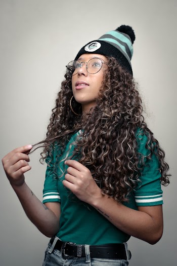 Woman Wearing Green T-Shirt