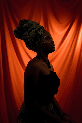 Woman Wearing Green Turban