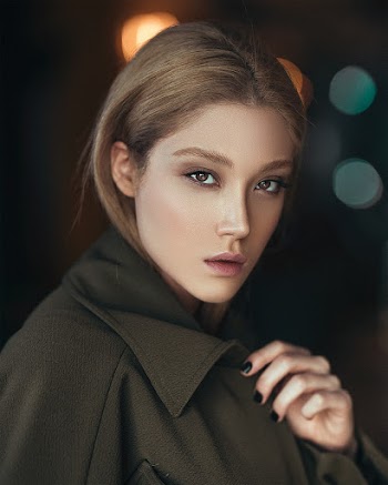 Woman Wearing Grey Coat