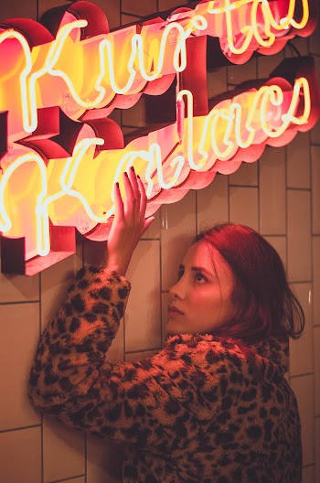 Woman Wearing Leopard Printed Jacket 