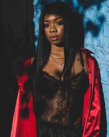 Woman Wearing Lingerie