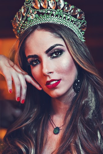 Woman Wearing Multicolored Crown