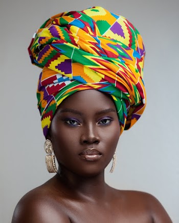 Woman Wearing Multicolored Turban