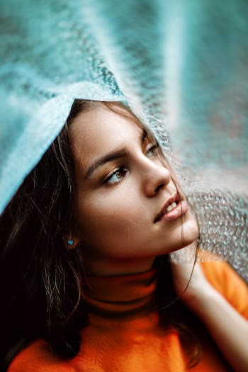 Woman Wearing Orange Clothing