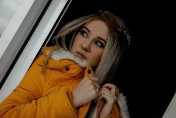 Woman Wearing Orange Jacket