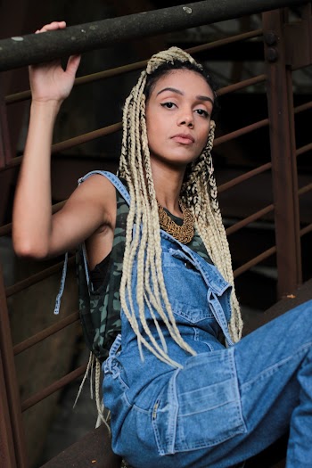 Woman Wearing Overalls