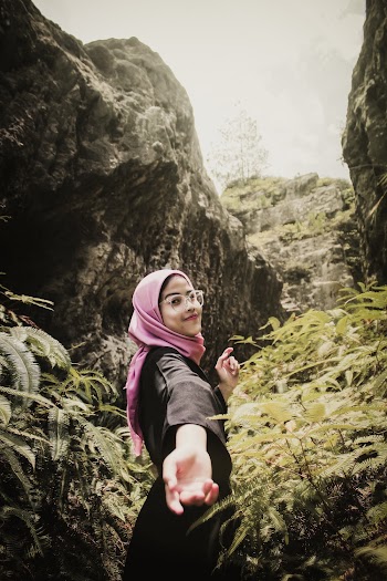 Woman Wearing Pink Hijab