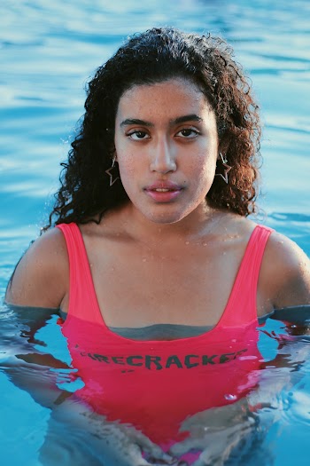 Woman Wearing Pink Swimsuit