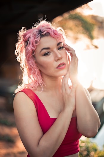Woman Wearing Pink Top