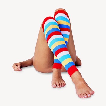Woman wearing rainbow leg warmers | Free Photo - rawpixel
