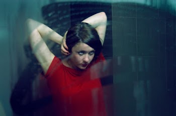 Woman Wearing Red T-shirt