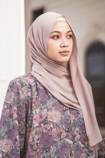 Woman Wearing Scarf
