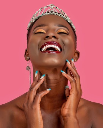 Woman Wearing Silver Tiara
