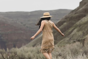 Woman Wearing Sleeveless Dress